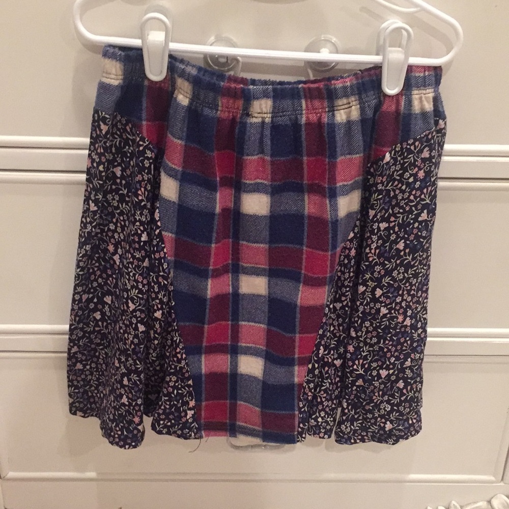 LF furst of a kind vintage plaid skirt